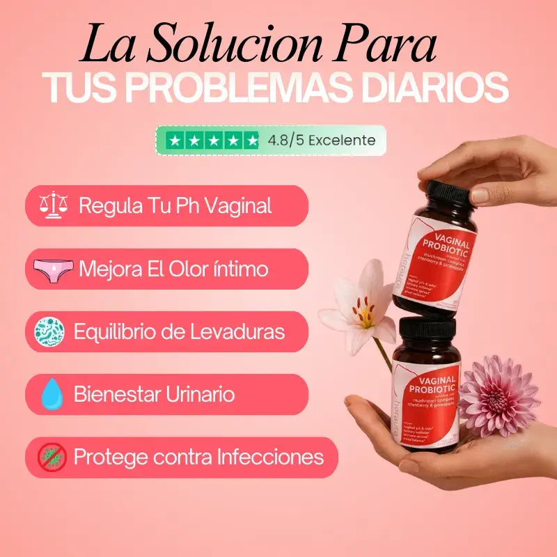 TryAuré™ Probioticos Vaginales 7 en 1