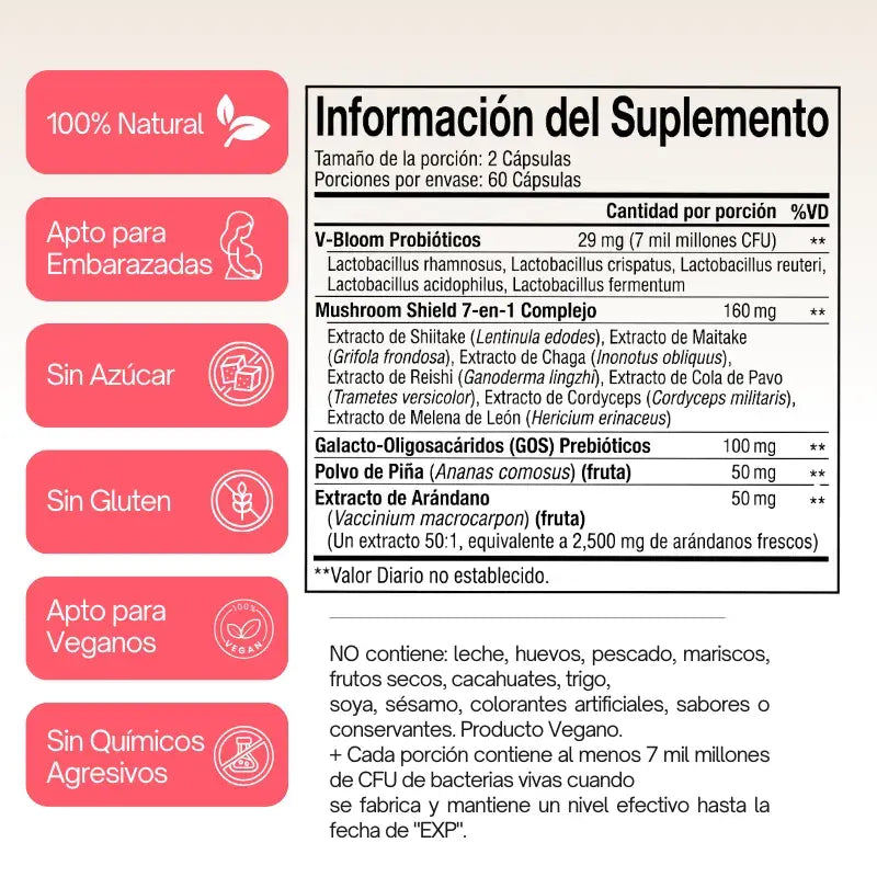 TryAuré™ Probioticos Vaginales 7 en 1