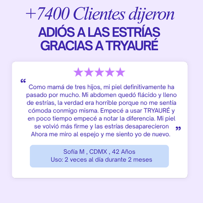 TryAuré™ Crema Reafirmante Antiestrías